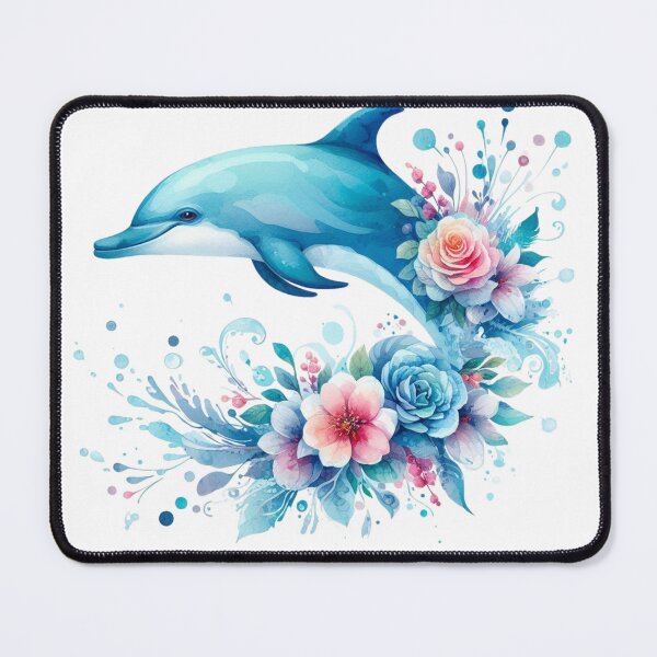 Item preview, Ocean Blossom Dolphin designed and sold by TeetasticBtque.