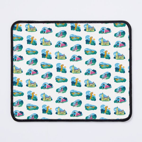 Item preview, Luxembourg Pattern Design – Iconic Luxembourg Landmarks Gift & Souvenir designed and sold by ExpatStories.