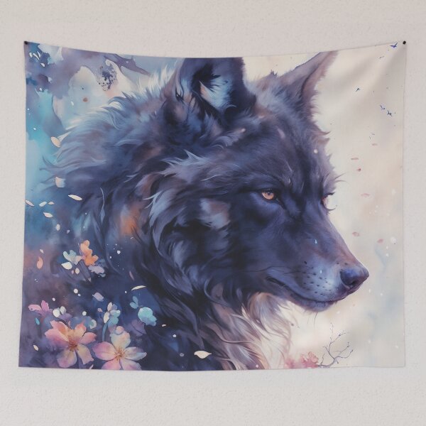 Item preview, Silent Bloom of the Shadow Wolf designed and sold by AshiraCreations.