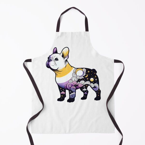 Item preview, Subtle Non Binary French Bulldog Moon Pride Month LGBTQ designed and sold by Kimberley King Art King Art.