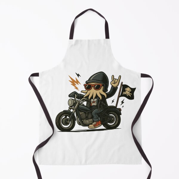 Item preview, Chipirón Motero – Tentacles on Wheels designed and sold by MejorConCopas.