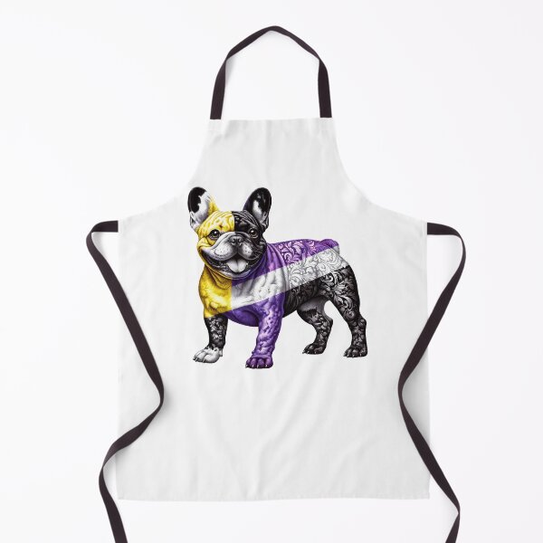 Item preview, Subtle Non Binary French Bulldog Pride Month LGBTQ designed and sold by Kimberley King Art King Art.