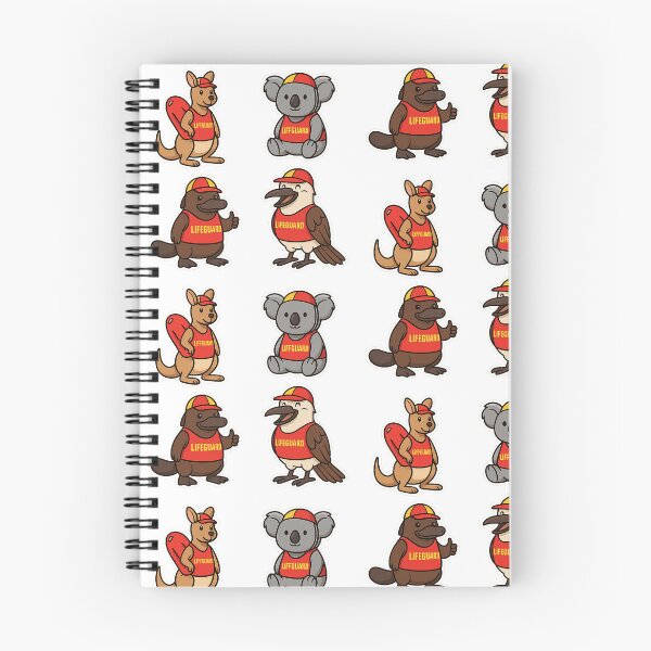 Item preview, Cute Aussie animals as lifeguard  designed and sold by Priyan96.