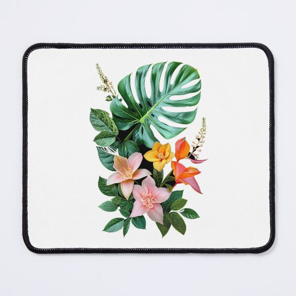 Item preview, Monstera and Flowering Tropical Collage 3 designed and sold by SparroCreative.