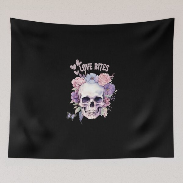 Item preview, Love Bites – Skull Graphic for Horror Readers & Gothic Romance Fans designed and sold by Favbookshelf by Manik.