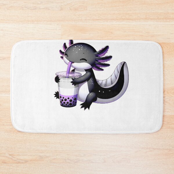 Item preview, Kawaii Axolotl Asexual Bubble Tea LGBT Subtle Pride Month designed and sold by Kimberley King Art  King Art.