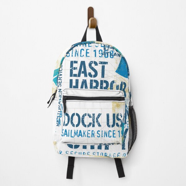 Item preview, Vintage Marine Shipyard – East Coast Nautical Yachting Graphic designed and sold by PIXEL WORN.