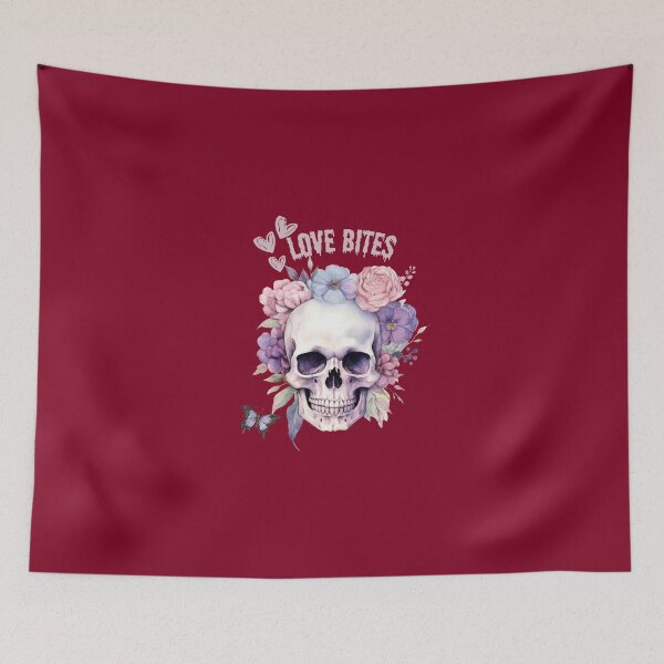 Item preview, Love Bites – Skull Graphic for Horror Readers & Gothic Romance Fans designed and sold by Favbookshelf by Manik.