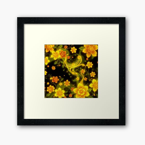 Aperçu de l'œuvre Brillance florale créée et vendue par VisionGalaxyDesigns.