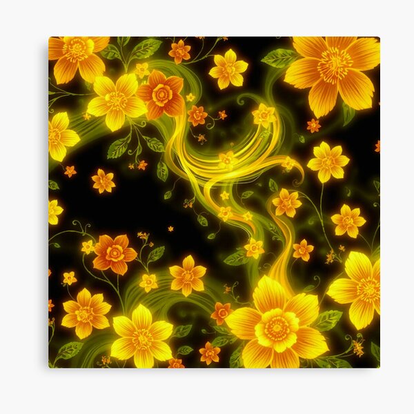 Aperçu de l'œuvre Brillance florale créée et vendue par VisionGalaxyDesigns.