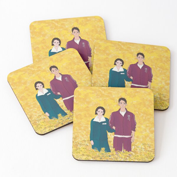 Item preview, Korean Drama Couple Illustration – Cute K-Drama Inspired Art, Romantic Gift for Fans designed and sold by Belle Arbre Art.