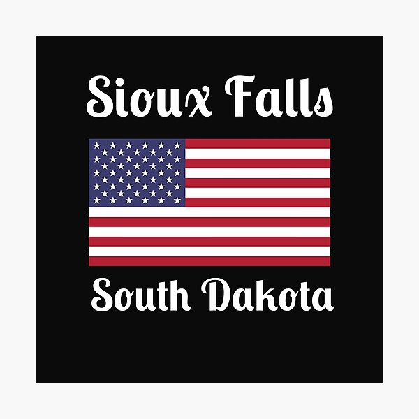 Item preview, Sioux Falls South Dakota - Stylish Prints, designed and sold by Fleetwood1994.