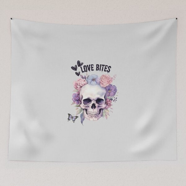 Item preview, Love Bites – Skull Graphic for Horror Readers & Gothic Romance Fans designed and sold by Favbookshelf by Manik.