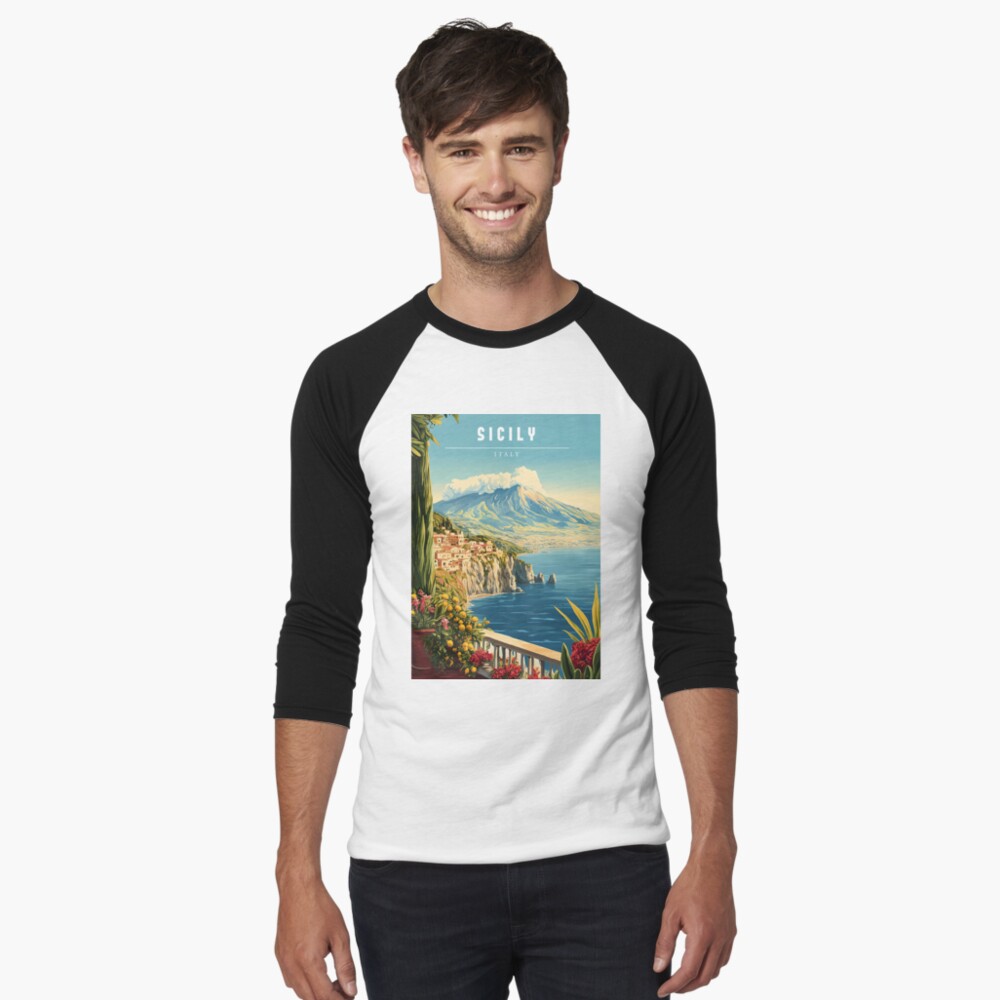 Item preview, Baseball ¾ Sleeve T-Shirt designed and sold by StrasserArt.
