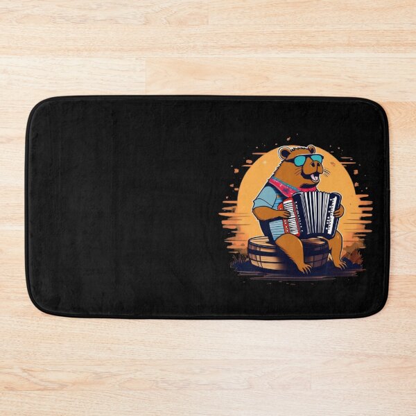 Item preview, Crazy Capybara playing accordion designed and sold by A-Szczesniak.