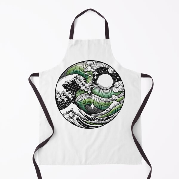 Item preview, Aromantic Pride LGBT Month Japanese Art Subtle Discreet designed and sold by Kimberley King Art King Art.
