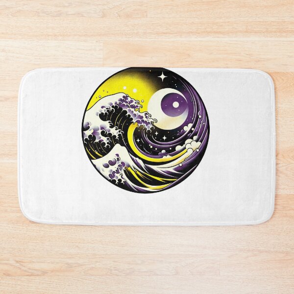 Item preview, Nonbinary Pride LGBTQ Subtle Pride Month Japanese Art Discreet designed and sold by Kimberley King Art  King Art.