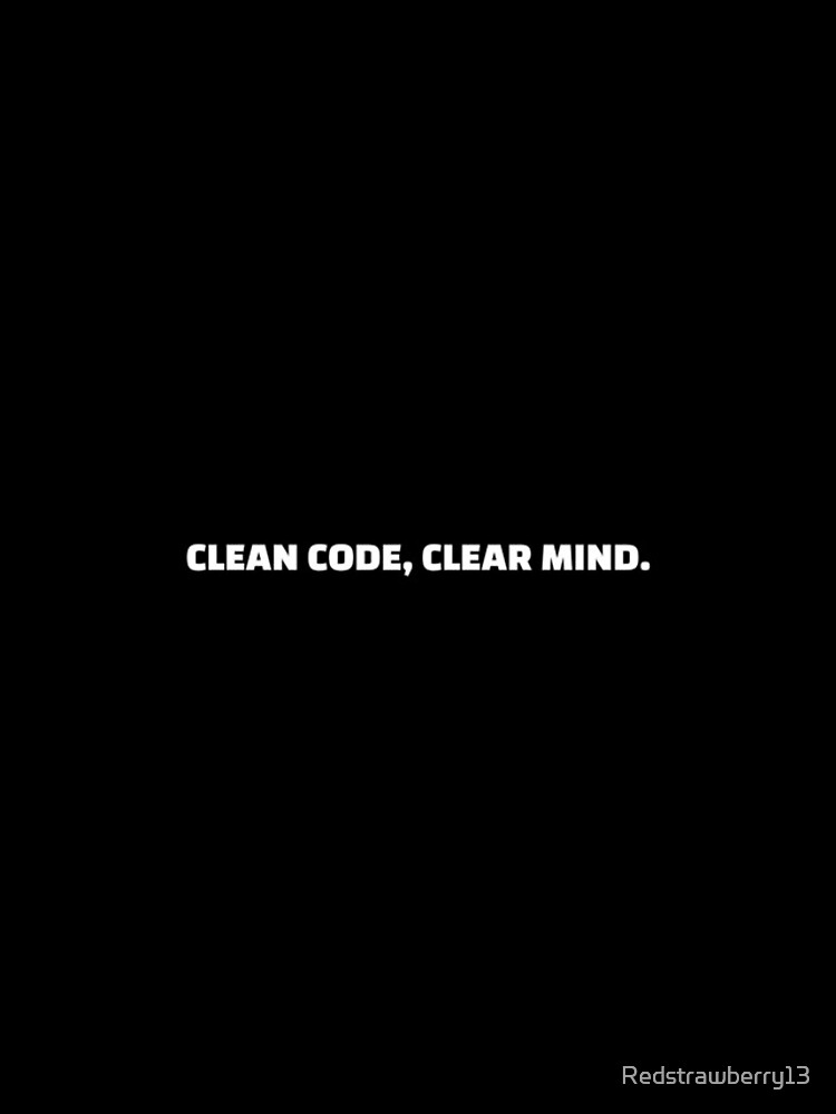 Thumbnail 4 of 4, iPhone Case, Clean code, clear mind designed and sold by Redstrawberry13.