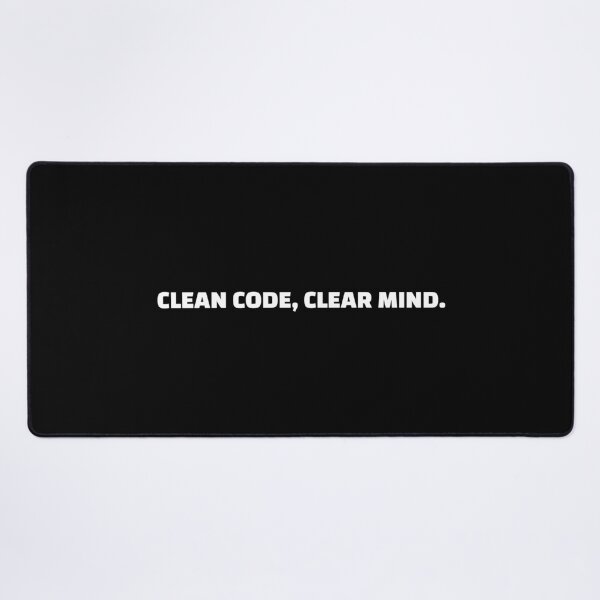Item preview, Clean code, clear mind designed and sold by Redstrawberry13.