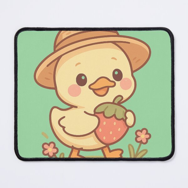 Item preview, Cute Duckling with Hat – Kawaii Countryside Walk designed and sold by neopeIina.