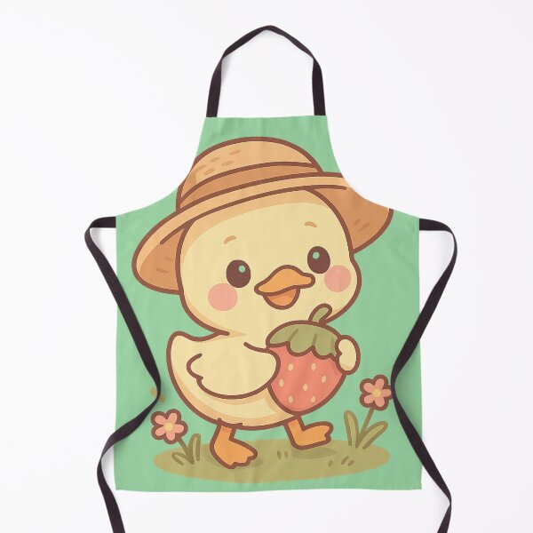 Item preview, Cute Duckling with Hat – Kawaii Countryside Walk designed and sold by neopeIina.