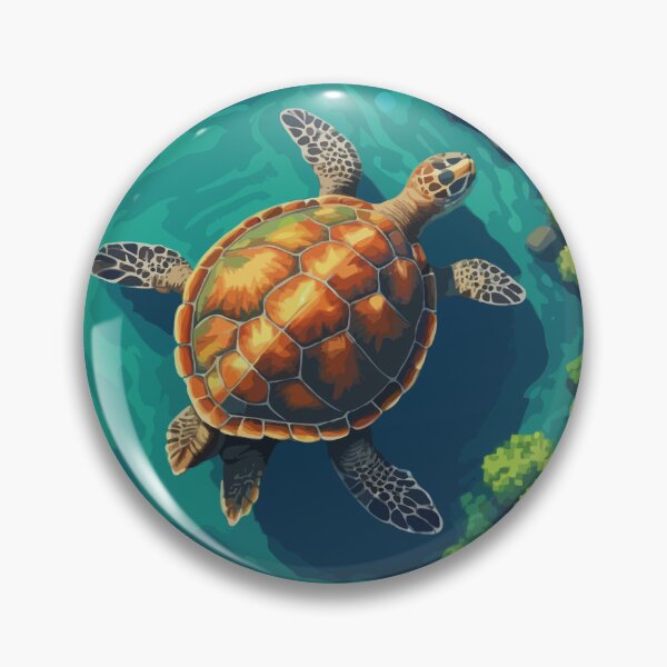 Item preview, Turtle Power in Pixels designed and sold by VirtualPalette.