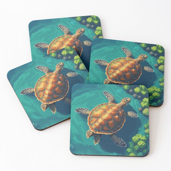 Item preview, Turtle Power in Pixels designed and sold by VirtualPalette.