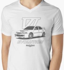EVO6 (gray) Men's V-Neck T-Shirt