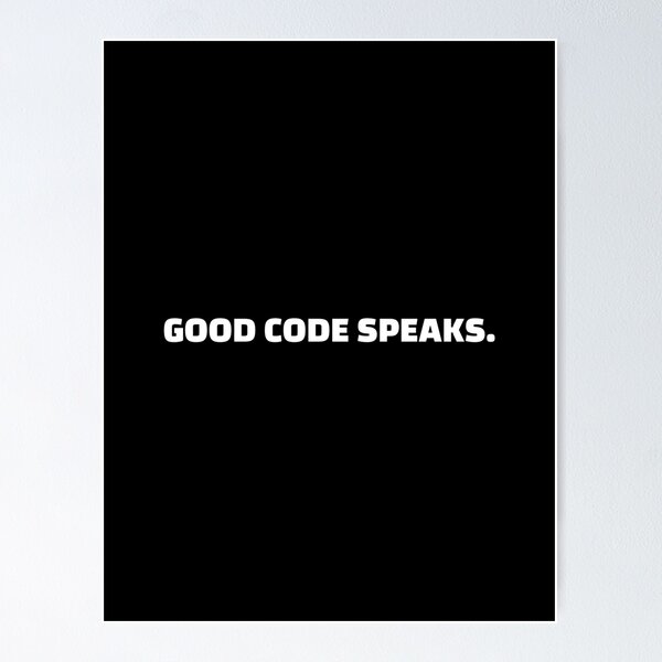 Artikel-Vorschau von Guter Code spricht, designt und verkauft von Redstrawberry13.