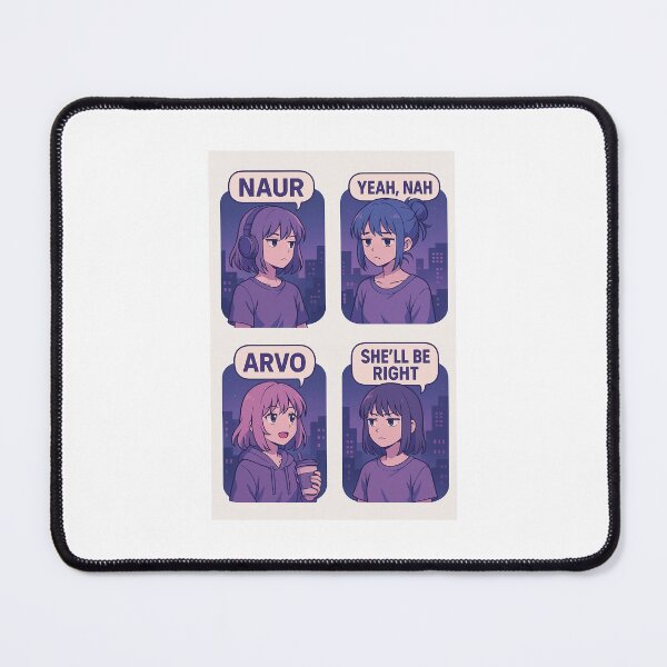 Item preview, Aussie slang lo-fi anime character edition designed and sold by Priyan96.