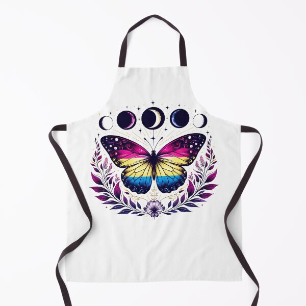 Item preview, Pansexual Pride Queer LGBT Butterfly Moon LGBTQ designed and sold by Kimberley King Art King Art.