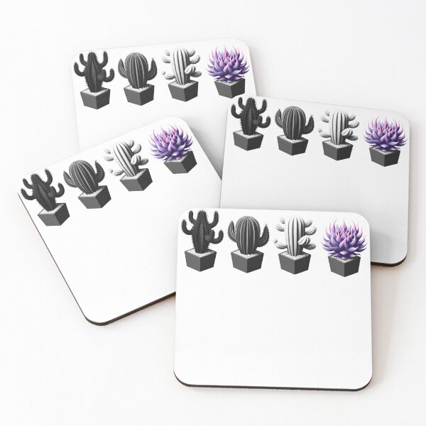Item preview, Asexual Pride Plan Cactus LGBT Month Subtle Discreet designed and sold by Kimberley King Art  King Art.