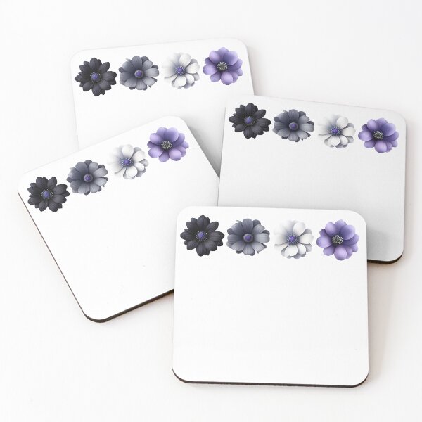 Item preview, Asexual Pride Flower LGBT Month Subtle Discreet designed and sold by Kimberley King Art  King Art.