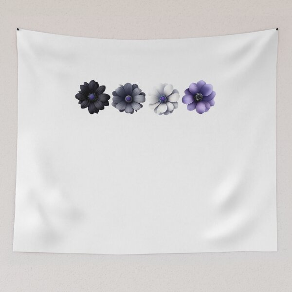 Item preview, Asexual Pride Flower LGBT Month Subtle Discreet designed and sold by Kimberley King Art  King Art.