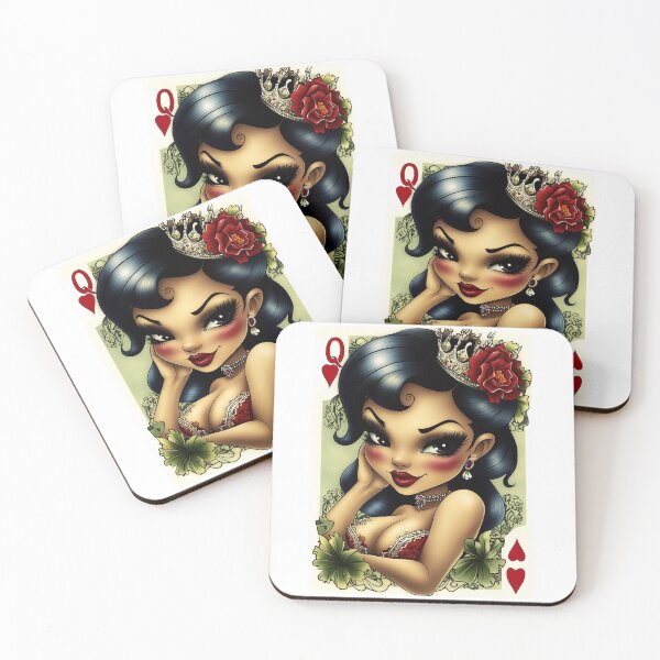 Item preview, Rockabilly Queen of Hearts designed and sold by Tirsot.
