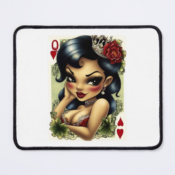 Item preview, Rockabilly Queen of Hearts designed and sold by Tirsot.