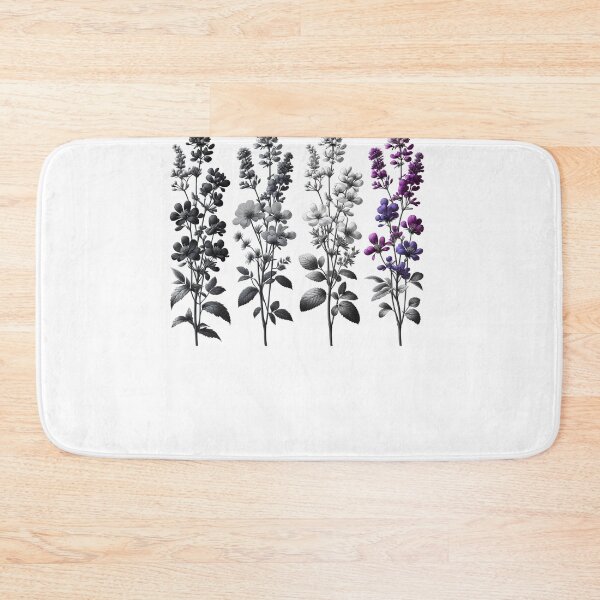 Item preview, Asexual Pride Wildflower LGBT Month Subtle Discreet designed and sold by Kimberley King Art  King Art.
