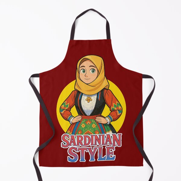 Item preview, Sardinian Style: Sardinian Beauty – Cartoon Girl in Traditional Dress designed and sold by Arte Cartoon From TagTeam Group.