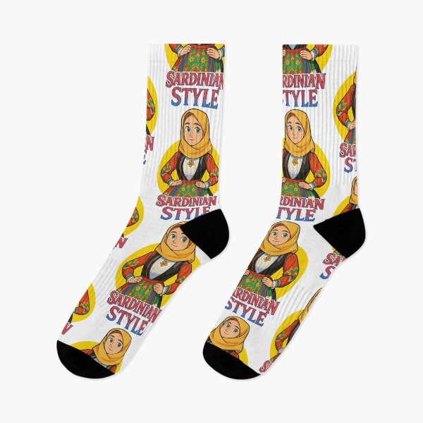 Item preview, Sardinian Style: Sardinian Beauty – Cartoon Girl in Traditional Dress designed and sold by Arte Cartoon From TagTeam Group.