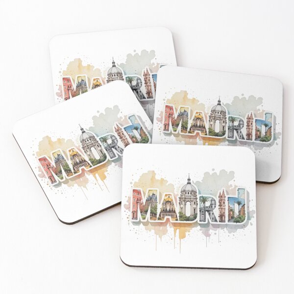 Item preview, Madrid – Watercolor Skyline Sricker Falcon-Frequency Drop-Amalgramation spirit of might designed and sold by Imaginarium of Chaos falcon88 .
