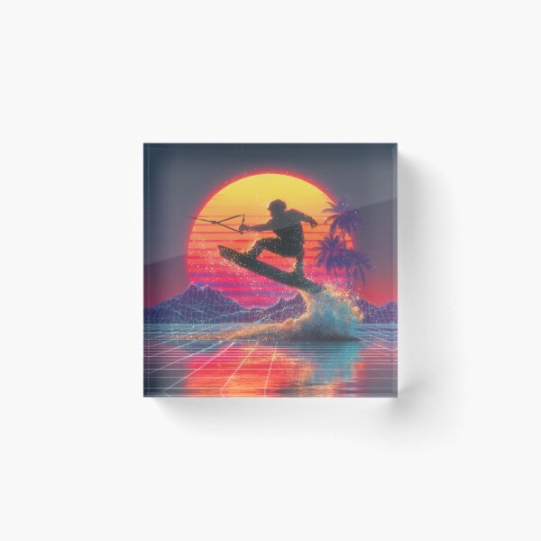 Item preview, Neon Rush Wakeboarder designed and sold by Mikakujumi.