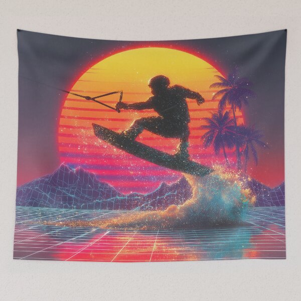 Item preview, Neon Rush Wakeboarder designed and sold by Mikakujumi.