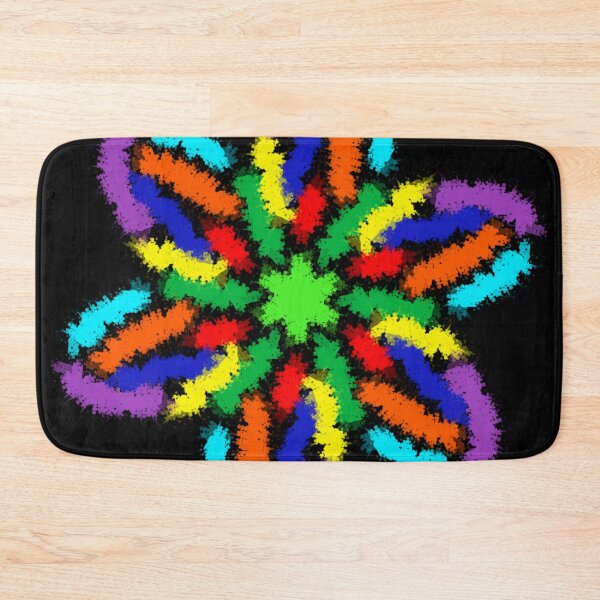 Item preview, Rainbow colors flower designed and sold by Stefrait-7.