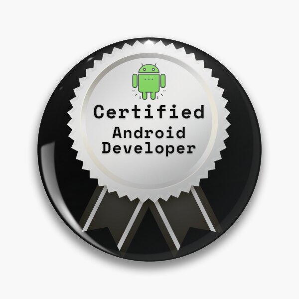 Item preview, Certified Android Developer designed and sold by Redstrawberry13.