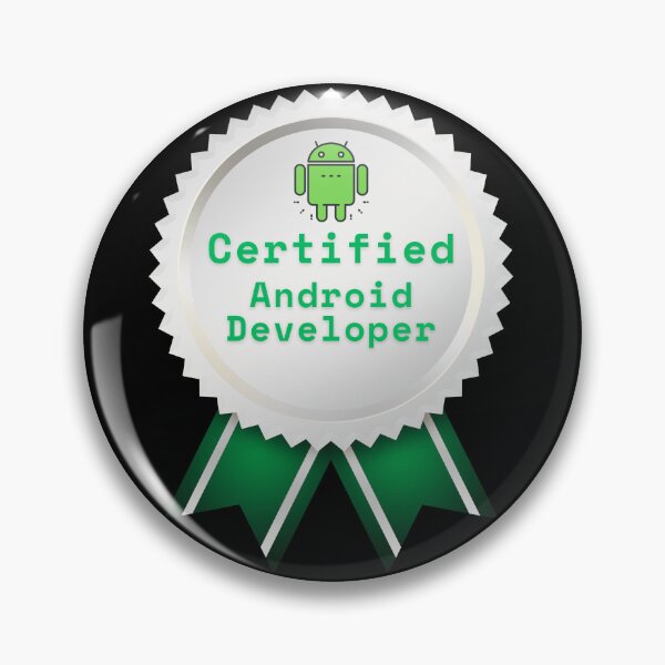 Item preview, Certified Android Developer designed and sold by Redstrawberry13.