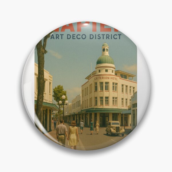 Item preview, Napier Art Deco District – Criterion Hotel in Hawke’s Bay designed and sold by Places On Earth.