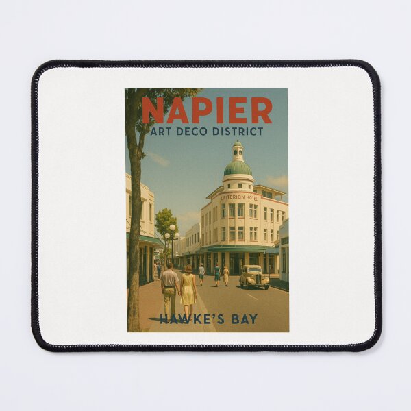 Item preview, Napier Art Deco District – Criterion Hotel in Hawke’s Bay designed and sold by Places On Earth.