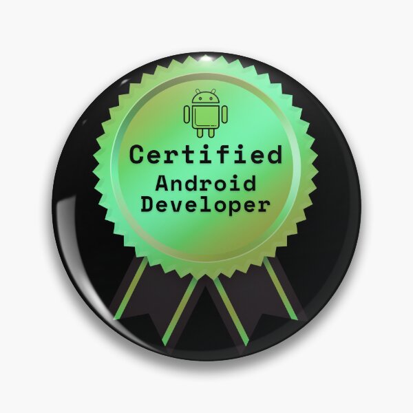 Item preview, Certified Android Developer designed and sold by Redstrawberry13.