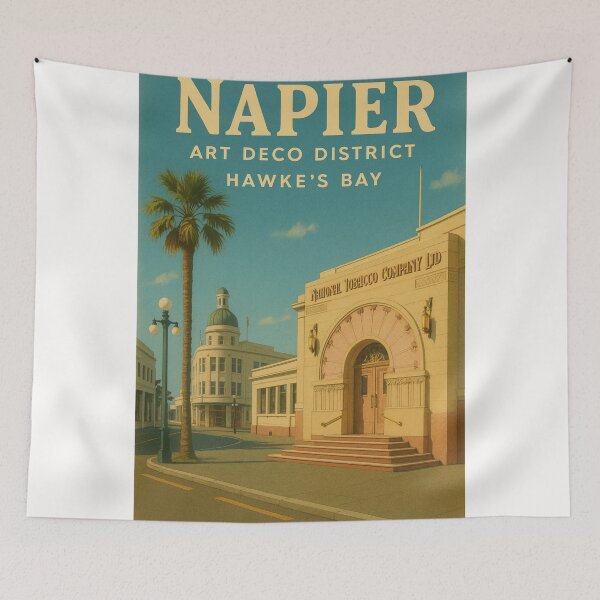 Item preview, Art Deco Architecture in Napier – Hawke’s Bay Streetscape designed and sold by Places On Earth.