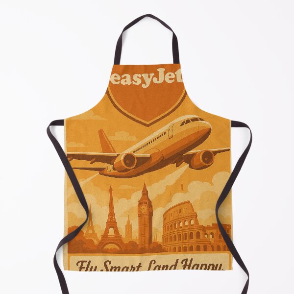 Item preview, easyJet Fly Smart Land Happy designed and sold by Skyframe Aviation.